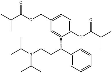 (O-Isobutyryl (R)-Fesoterodine, 1795786-25-2, 结构式