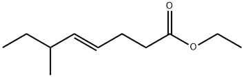 4-Octenoic acid, 6-methyl-, ethyl ester, (E)- (9CI) Struktur