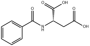Aspartic acid, N-benzoyl- Structure
