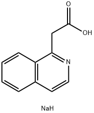 sodium 2-(isoquinolin-1-yl)acetate Structure