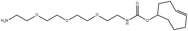 (4E)-TCO-PEG3-amine Structure