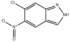 6-Chloro-5-nitro-2H-indazole Struktur