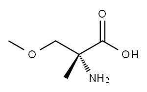(2R)-2-amino-3-methoxy-2-methylpropanoic acid, 1801517-95-2, 结构式