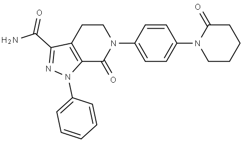 Apixaban Impurity 23 Struktur