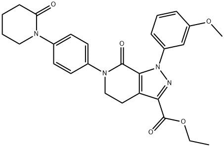 阿哌沙班杂质4, 1801881-22-0, 结构式