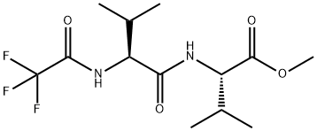 L-Valine, N-(2,2,2-trifluoroacetyl)-L-valyl-, methyl ester Structure
