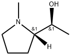 2-Pyrrolidinemethanol, α,1-dimethyl-, (αS,2S)- Structure
