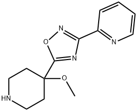 2-[5-(4-methoxypiperidin-4-yl)-1,2,4-oxadiazol-3-yl]pyridine,1803565-80-1,结构式