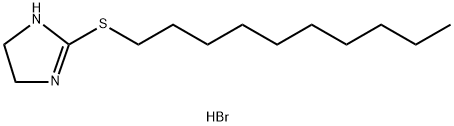 2-(Decylsulfanyl)-4,5-dihydro-1h-imidazole hydrobromide Structure