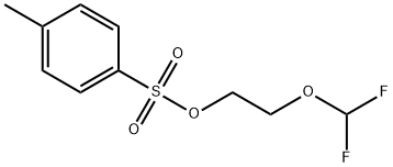 2-(二氟甲氧基)乙基4-甲基苯磺酸酯 结构式