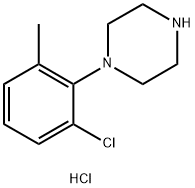 1-(2-chloro-6-methylphenyl)piperazine hydrochloride 结构式