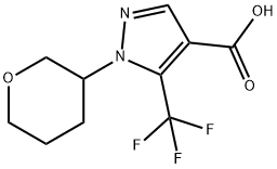1803598-09-5 1-(四氢2H-吡喃-3-基)-5-(三氟甲基)-1H-吡唑-4-羧酸