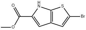 2-溴-6H-噻吩并[2,3-B]吡咯-5-羧酸甲酯,1803604-59-2,结构式
