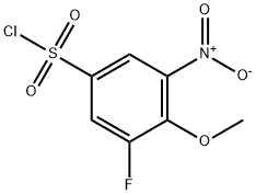Benzenesulfonyl chloride, 3-fluoro-4-methoxy-5-nitro-|