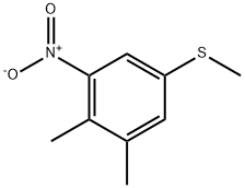 1,2-dimethyl-5-(methylsulfanyl)-3-nitrobenzene Structure