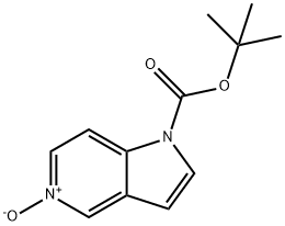 1-[(tert-butoxy)carbonyl]-1H-pyrrolo[3,2-c]pyridin-5-ium-5-olate 结构式