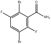 Benzamide, 2,5-dibromo-3,6-difluoro- 结构式