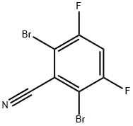 Benzonitrile, 2,6-dibromo-3,5-difluoro- 结构式
