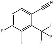 Benzonitrile, 3,4-difluoro-2-(trifluoromethyl)- Struktur