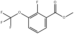 Benzoic acid, 2-fluoro-3-(trifluoromethoxy)-, methyl ester,1803825-64-0,结构式