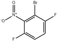 2-溴-1,4-二氟-3-硝基苯 结构式