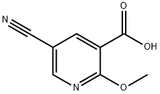 5-氰基-2-甲氧基烟酸,1804416-64-5,结构式