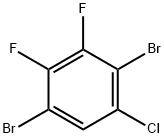 1,4-dibromo-5-chloro-2,3-difluorobenzene Structure