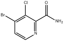 2-Pyridinecarboxamide, 4-bromo-3-chloro- Structure