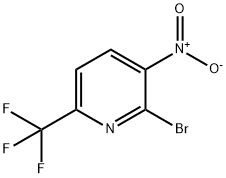2-溴-3-硝基-6-(三氟甲基)吡啶, 1805028-82-3, 结构式