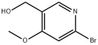 2-溴-4-甲氧基-5-羟甲基吡啶 结构式