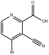 4-溴-3-氰基吡啶甲酸 结构式