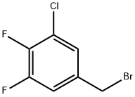Benzene, 5-(bromomethyl)-1-chloro-2,3-difluoro- Structure