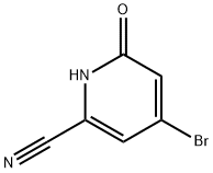 2-Pyridinecarbonitrile, 4-bromo-1,6-dihydro-6-oxo- Structure