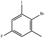 Benzene, 2-bromo-5-fluoro-1-iodo-3-methyl- Structure