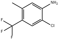 2-氯-5-甲基-4-(三氟甲基)苯胺, 1805644-84-1, 结构式