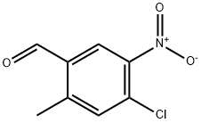 4-Chloro-2-methyl-5-nitro-benzaldehyde Struktur