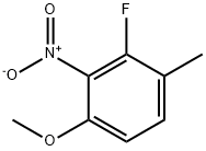 Benzene, 2-fluoro-4-methoxy-1-methyl-3-nitro- 结构式