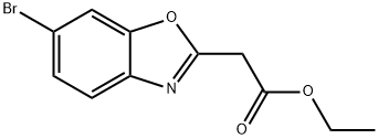 ethyl 2-(6-bromobenzo[d]oxazol-2-yl)acetate 结构式