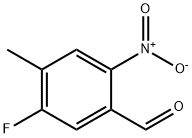 Benzaldehyde, 5-fluoro-4-methyl-2-nitro- Structure