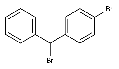 1-bromo-4-[bromo(phenyl)methyl]benzene Structure