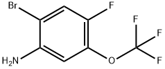 Benzenamine, 2-bromo-4-fluoro-5-(trifluoromethoxy)-|2-溴-4-氟-5-(三氟甲氧基)苯胺