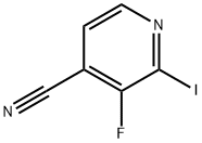 3-氟-2-碘吡啶-4-甲腈, 1807159-58-5, 结构式