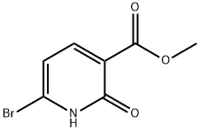 3-Pyridinecarboxylic acid, 6-bromo-1,2-dihydro-2-oxo-, methyl ester Structure