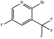 Pyridine, 2-bromo-5-fluoro-3-(trifluoromethyl)- 结构式