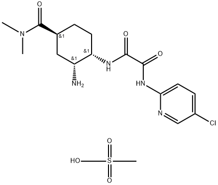 Edoxaban Impurity 19 (1S,2R,4S) Mesylate