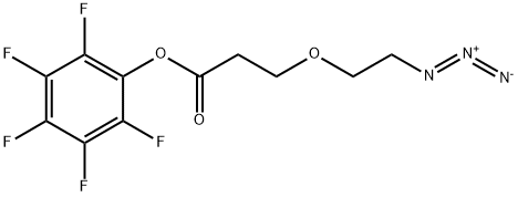 Azido-PEG1-PFP ester Struktur