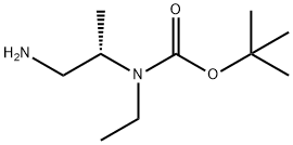 Carbamic acid, N-[(1S)-2-amino-1-methylethyl]-N-ethyl-, 1,1-dimethylethyl ester,1807933-85-2,结构式