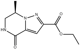 (R)-7-甲基-4-氧代-4,5,6,7-四氢吡唑并[1,5-A]吡嗪-2-羧酸乙酯, 1809084-99-8, 结构式