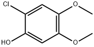Phenol, 2-chloro-4,5-dimethoxy-,18093-03-3,结构式