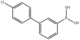 3-(4-chlorophenyl)phenylboronic acid Struktur